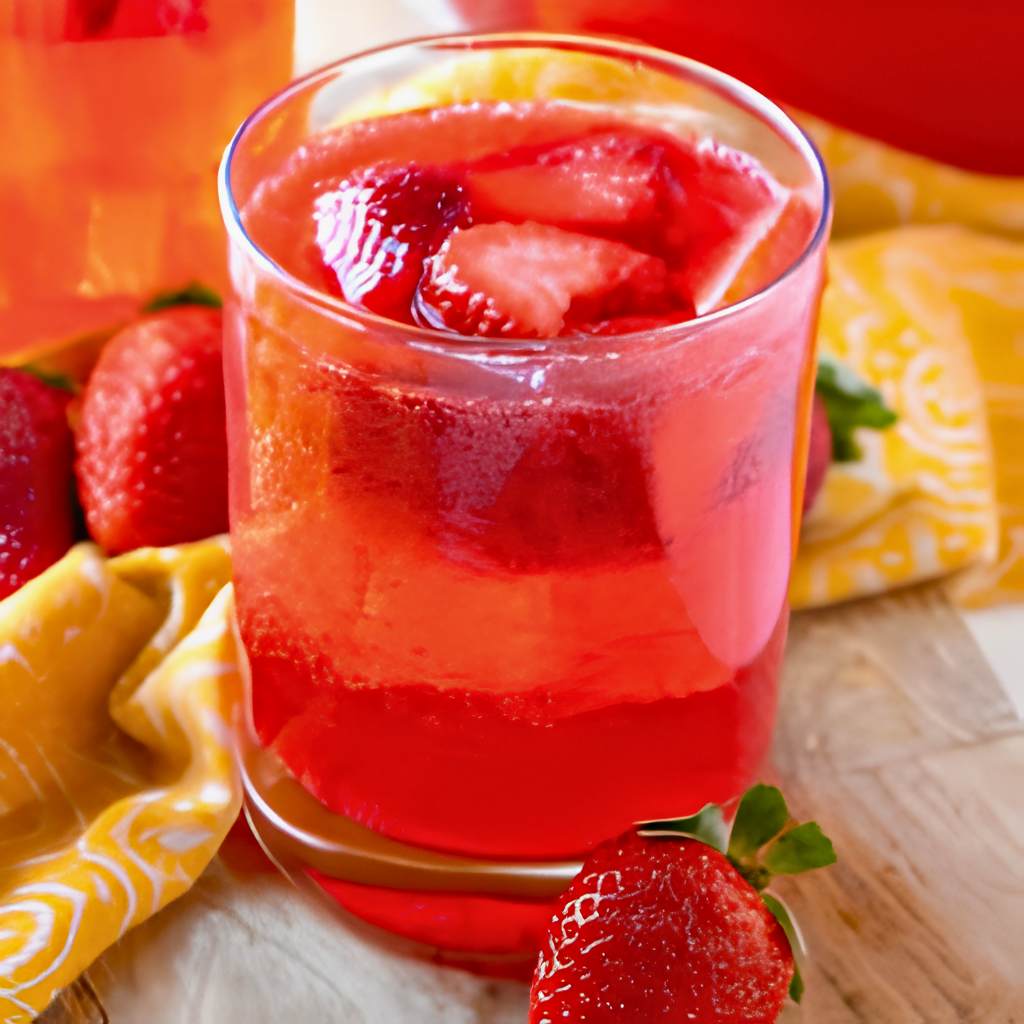 Strawberry Punch — Pudding & Mocktail