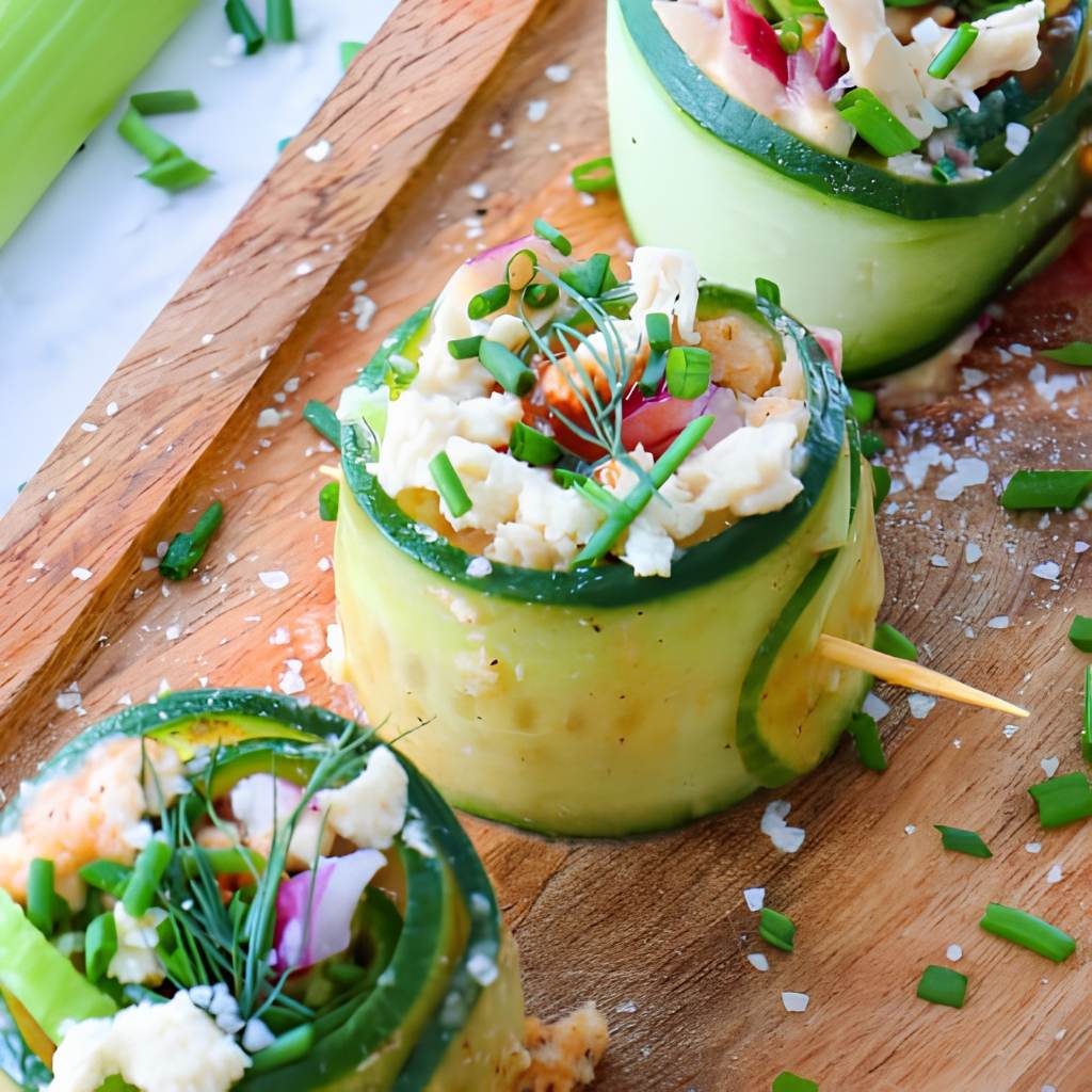 Cucumber Rolls — Unfried Snacks Masterclass