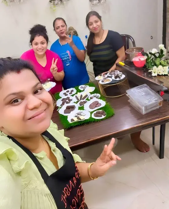 Eggless dessert baked by a Deepanshi Cookery Classes student — creation 1